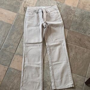 Christopher Blue Light Beige Straight Leg Pants